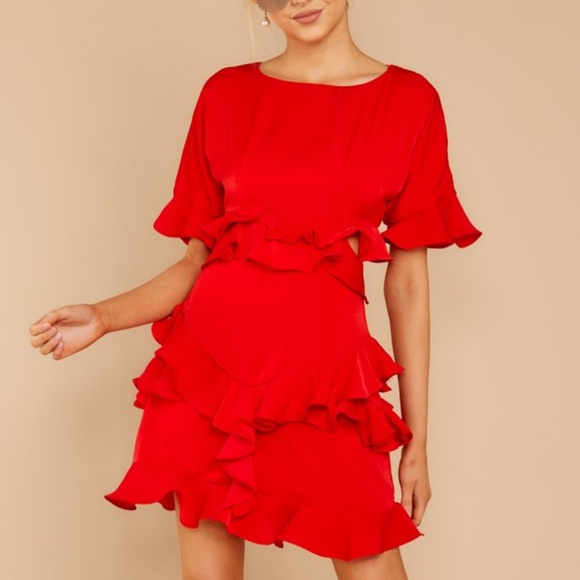 Red Dress TAGS STILL ON - Picture 1 of 2